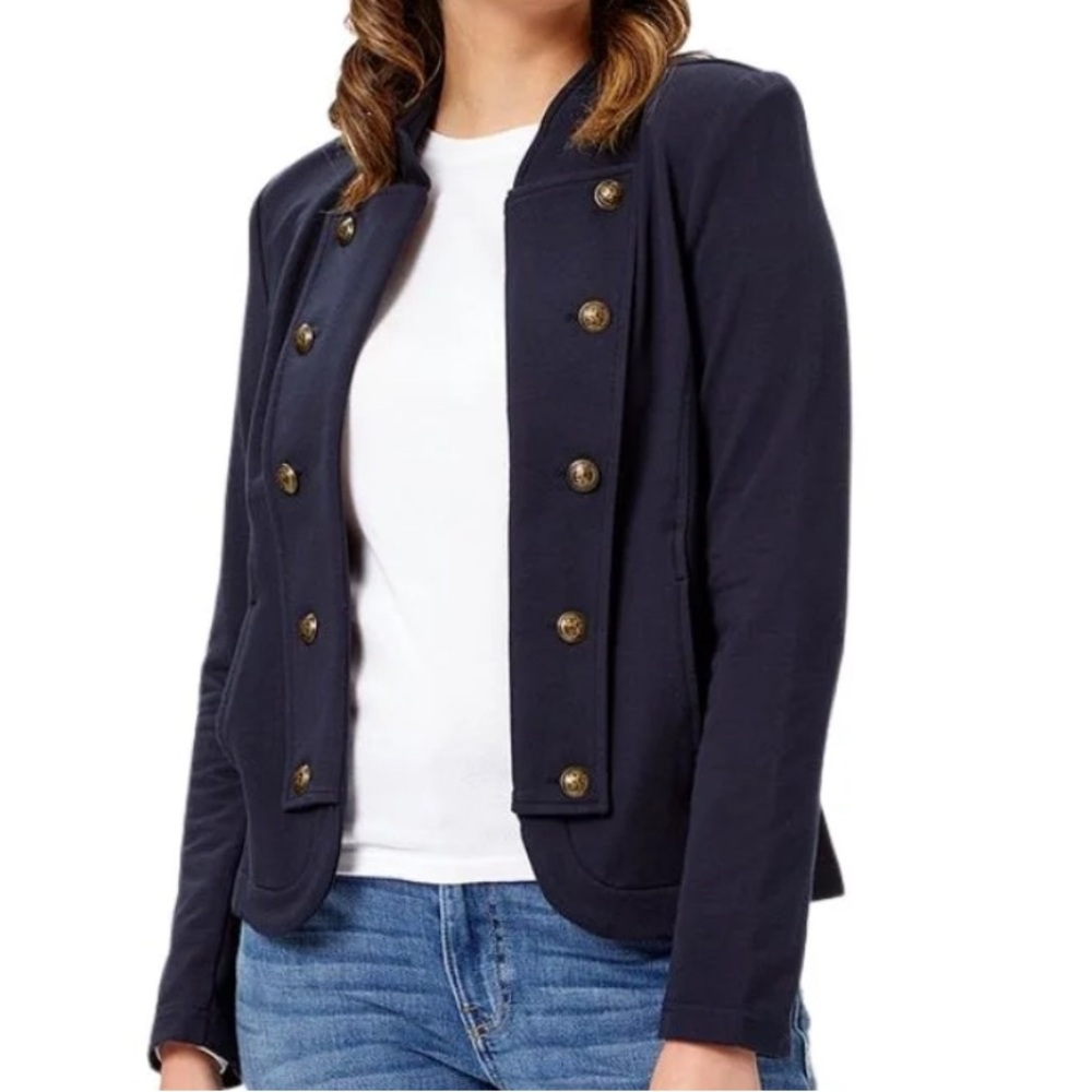 Tommy Hilfiger Black Military Blazer Hoodie